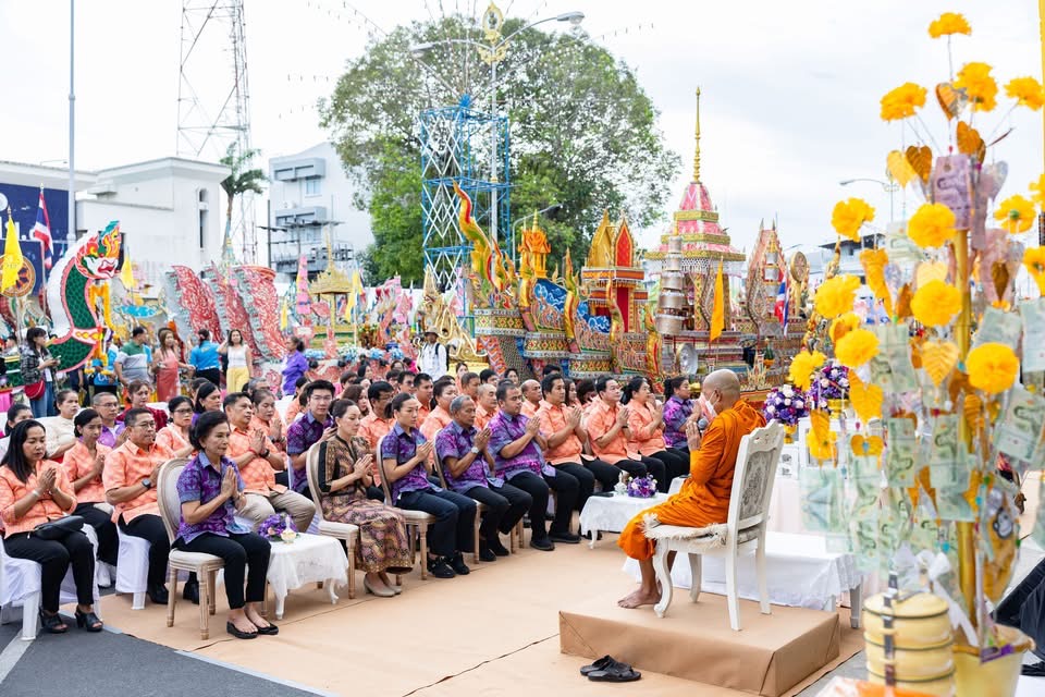 บรรยากาศพิธีทางศาสนาภายในงาน